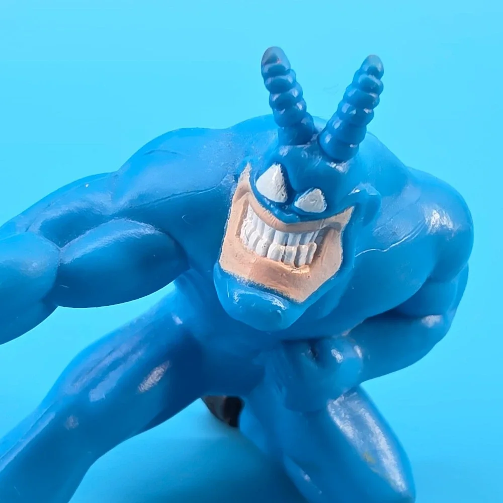 Vintage‎ 1995 The Tick Animated Series Burger King Promo Rolling Action Figure